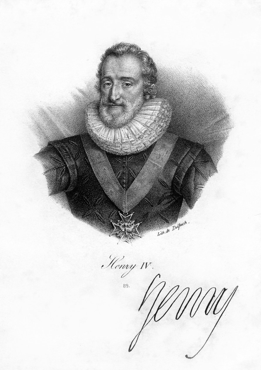 Henrik IV af Frankrig, 1553-1610. af Delpech