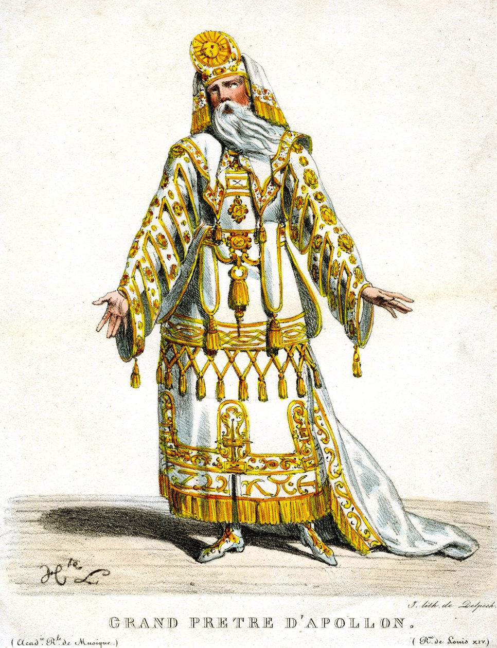 Ypperstepræst af Apollo, c1820-1830. af Delpech