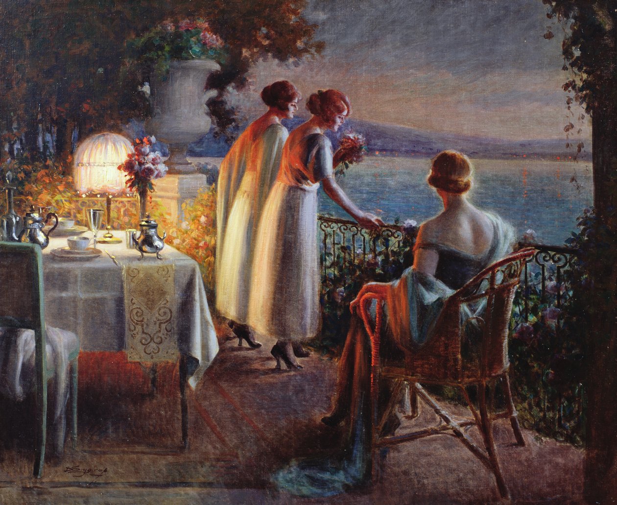 På balkonen af Delphin Enjolras