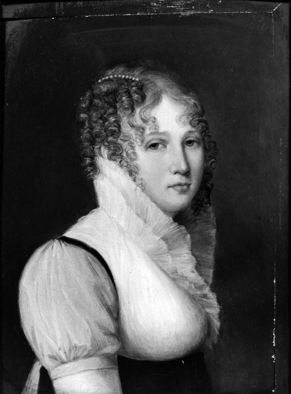 Selvportræt af Delphine de, Marquise de Custine Sabran