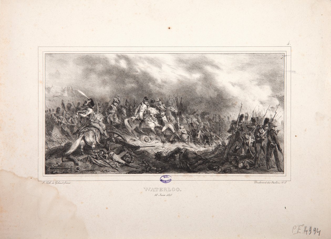 Waterloo, 18. juni 1815 af Denis Auguste Marie Raffet