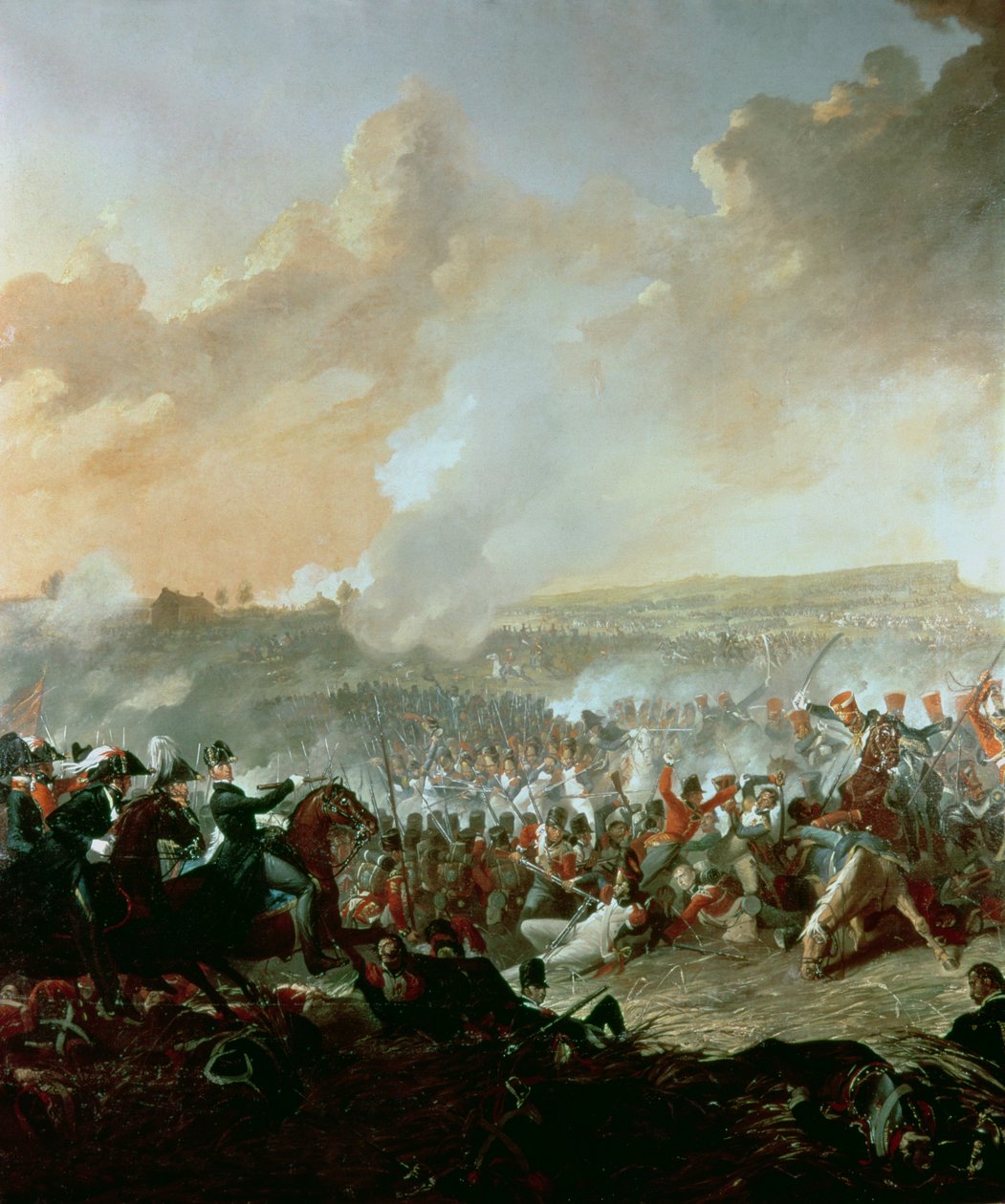 Slaget ved Waterloo, 18. juni 1815 (detaljer fra 209202) af Denis Dighton