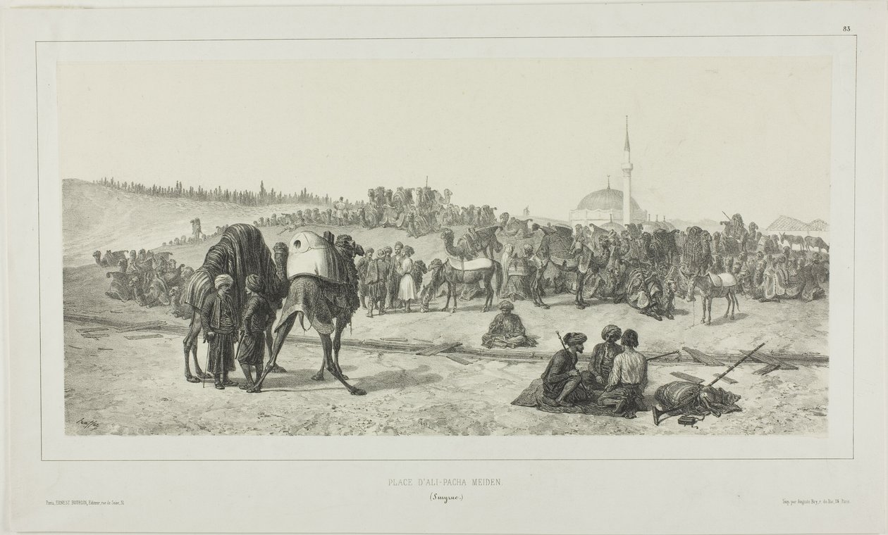 Ali-Pacha Meiden, Smyrna af Denis Auguste Marie Raffet