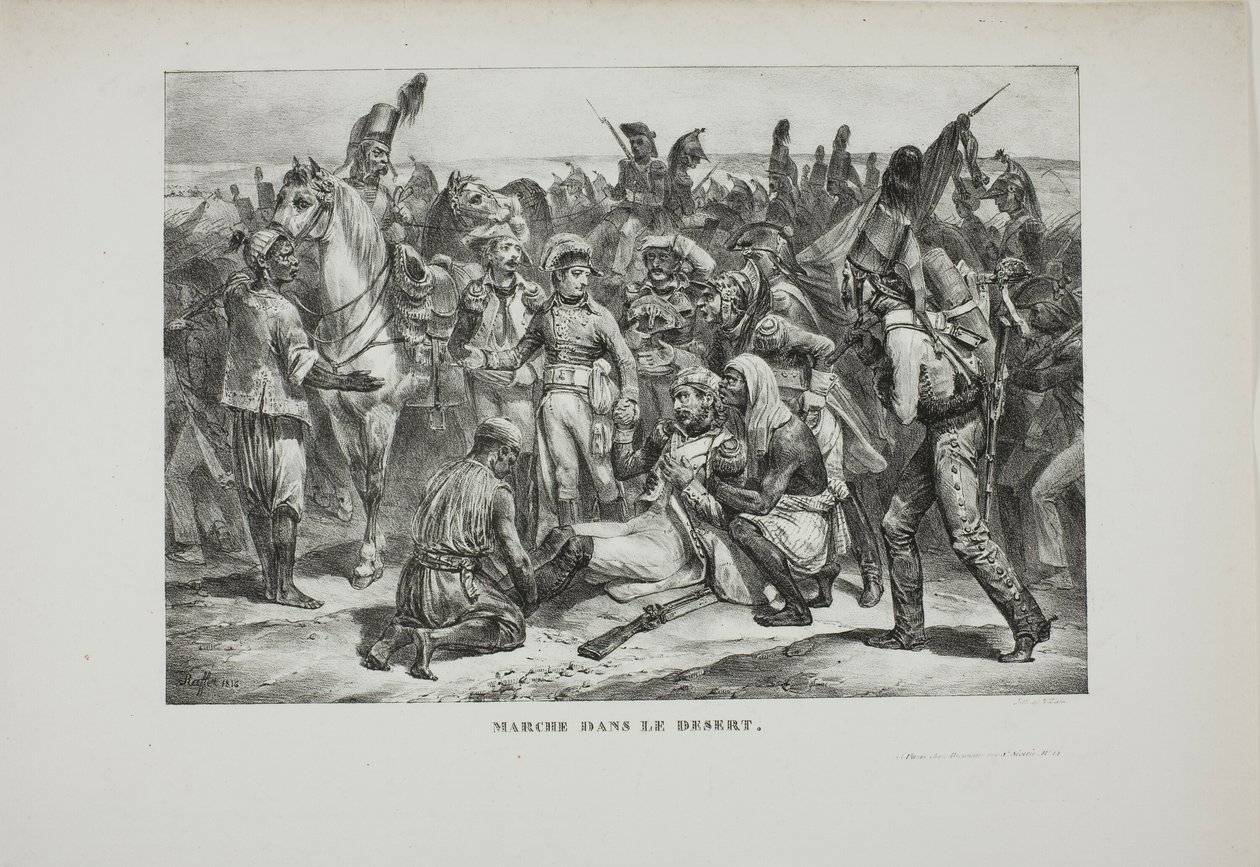 Ørkenens march af Denis Auguste Marie Raffet