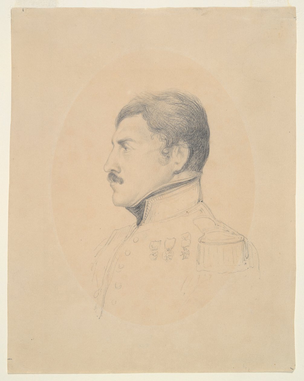 Portræt af General Pelissier af Denis Auguste Marie Raffet