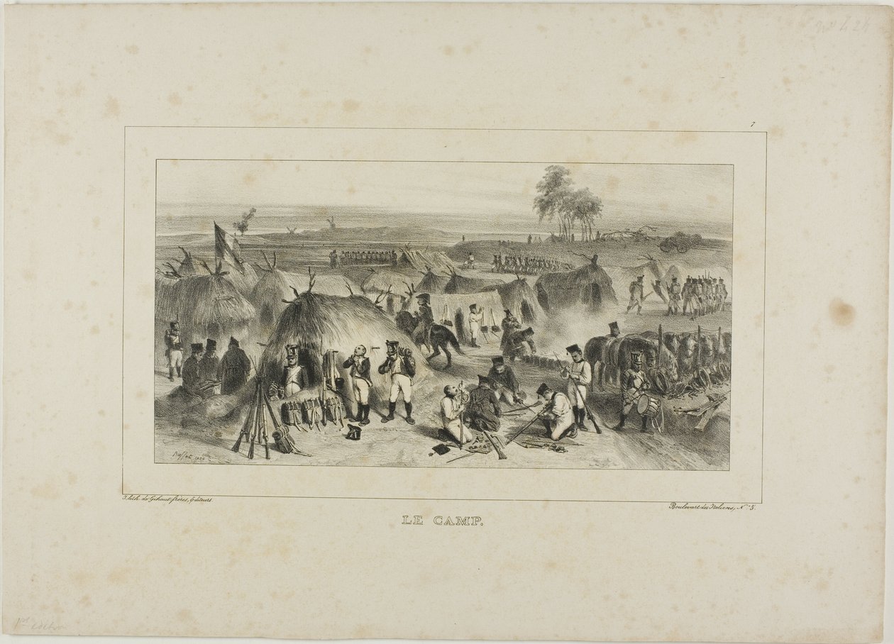 Lejren af Denis Auguste Marie Raffet