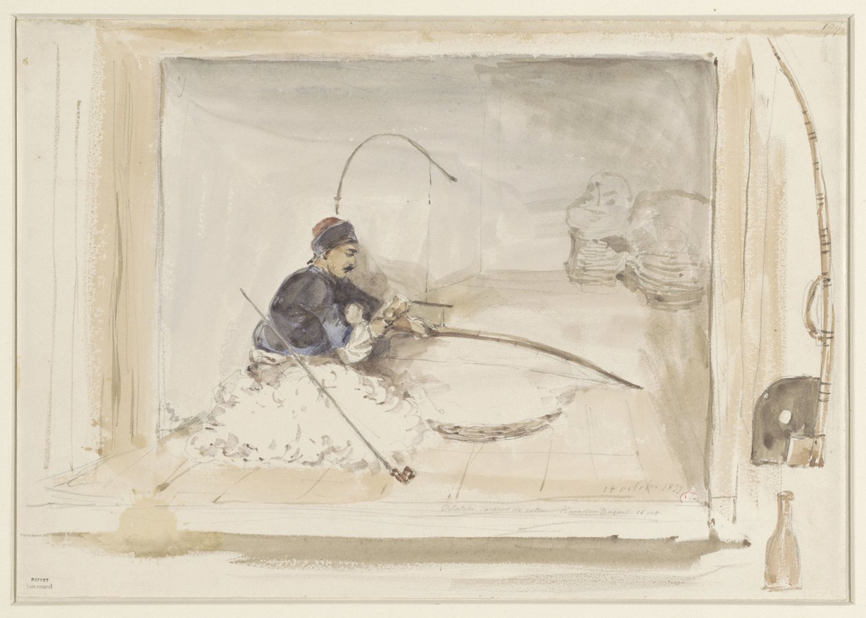 Siddende bomuldsarbejder af Denis Auguste Marie Raffet