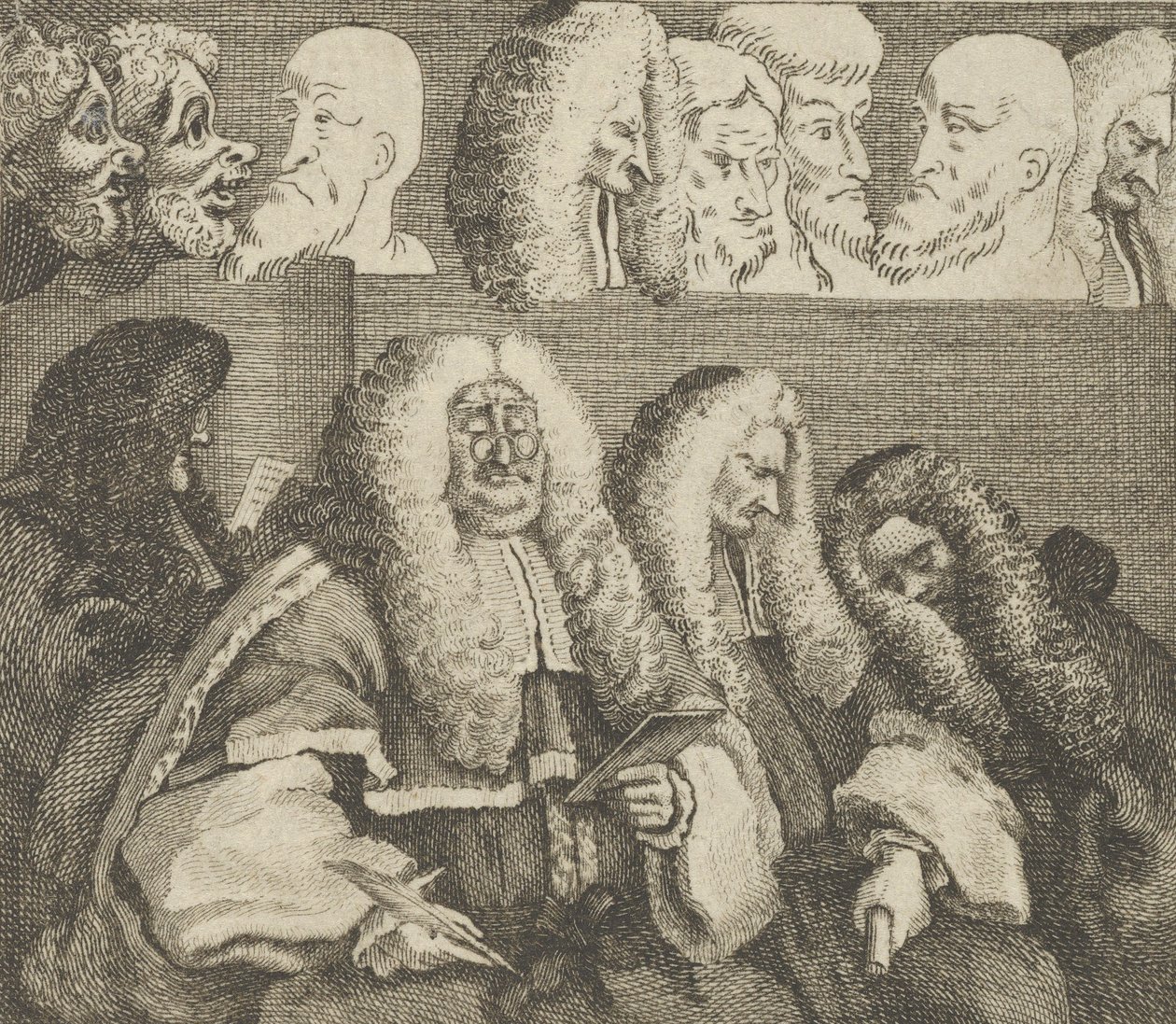 Bænken, 1790-1810. af Dent