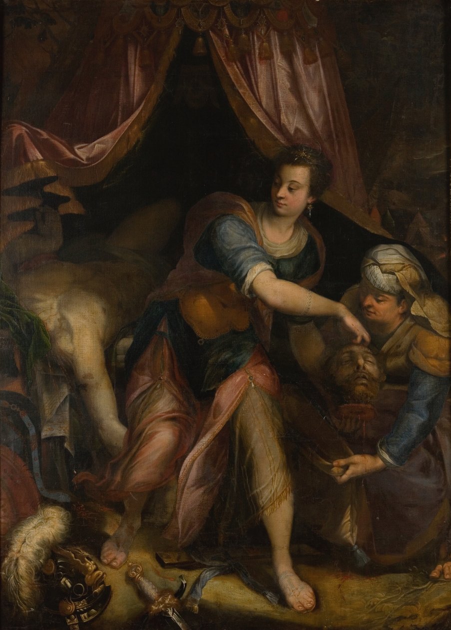 Judith med hovedet af Holofernes af Denys Calvaert