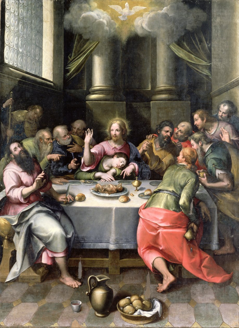 Den sidste nadver, 1611 af Denis Calvaert