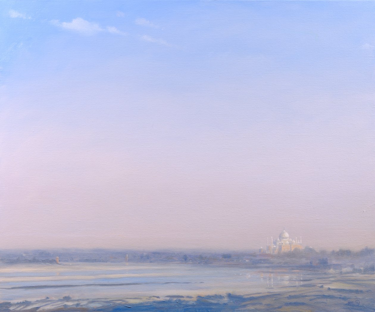 Taj Mahal fra Agra Fort af Derek Hare