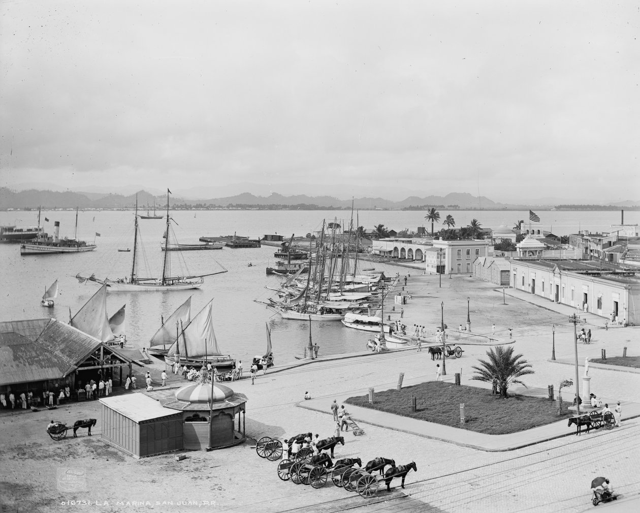 La Marina, San Juan, Puerto Rico, ca. 1903 af Detroit Publishing Co.