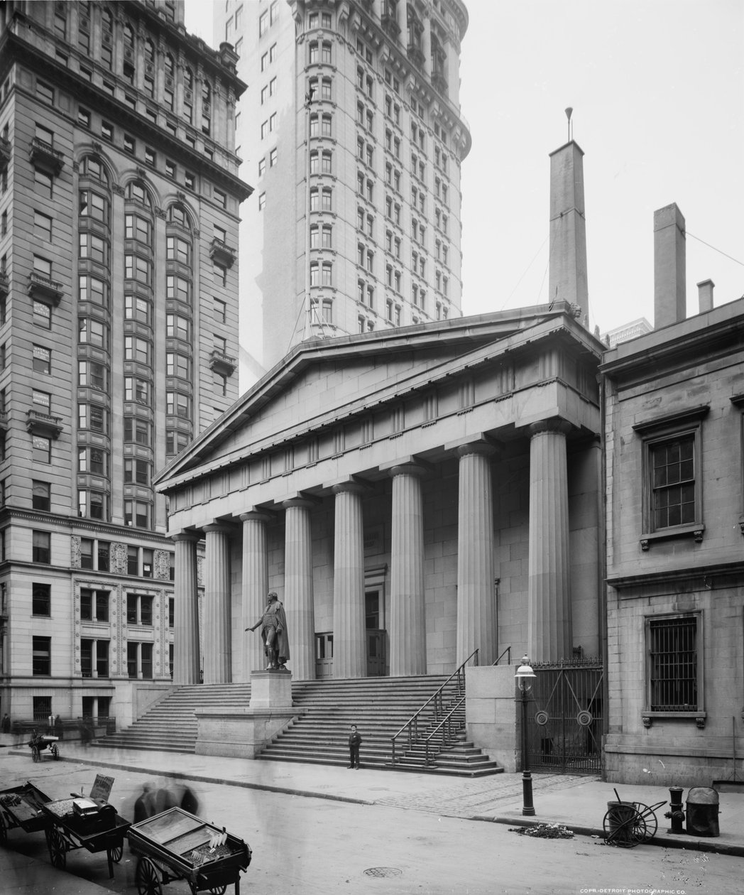 U.S. Sub Treasury, New York, N.Y., ca. 1905 af Detroit Publishing Co.