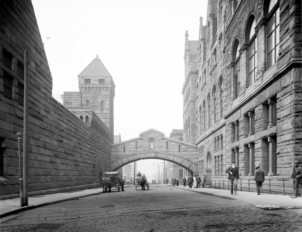 Sukkenes Bridge, Pittsburgh, Pennsylvania af Detroit Publishing Co.