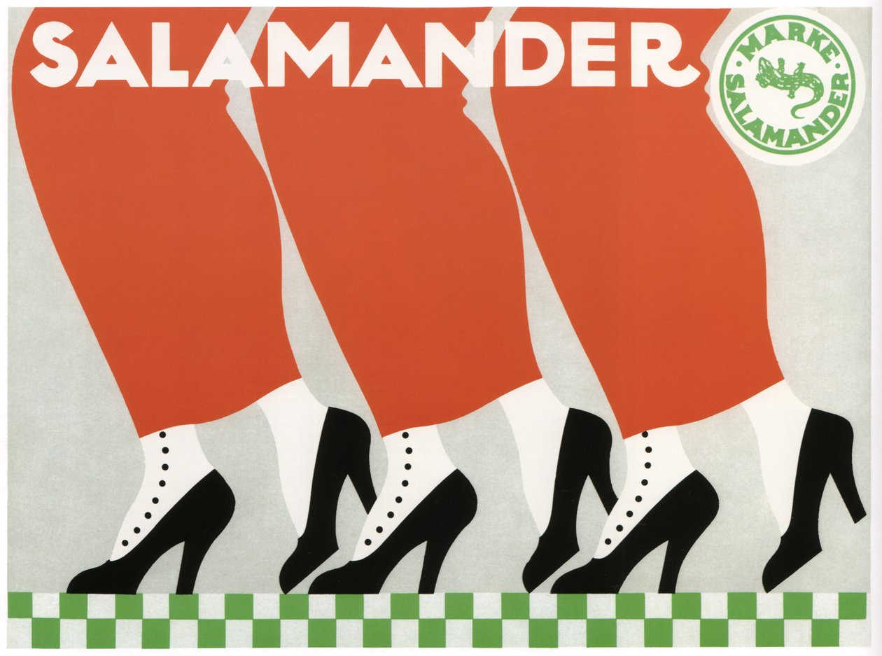 Salamander sko, 1912 af Deutsch