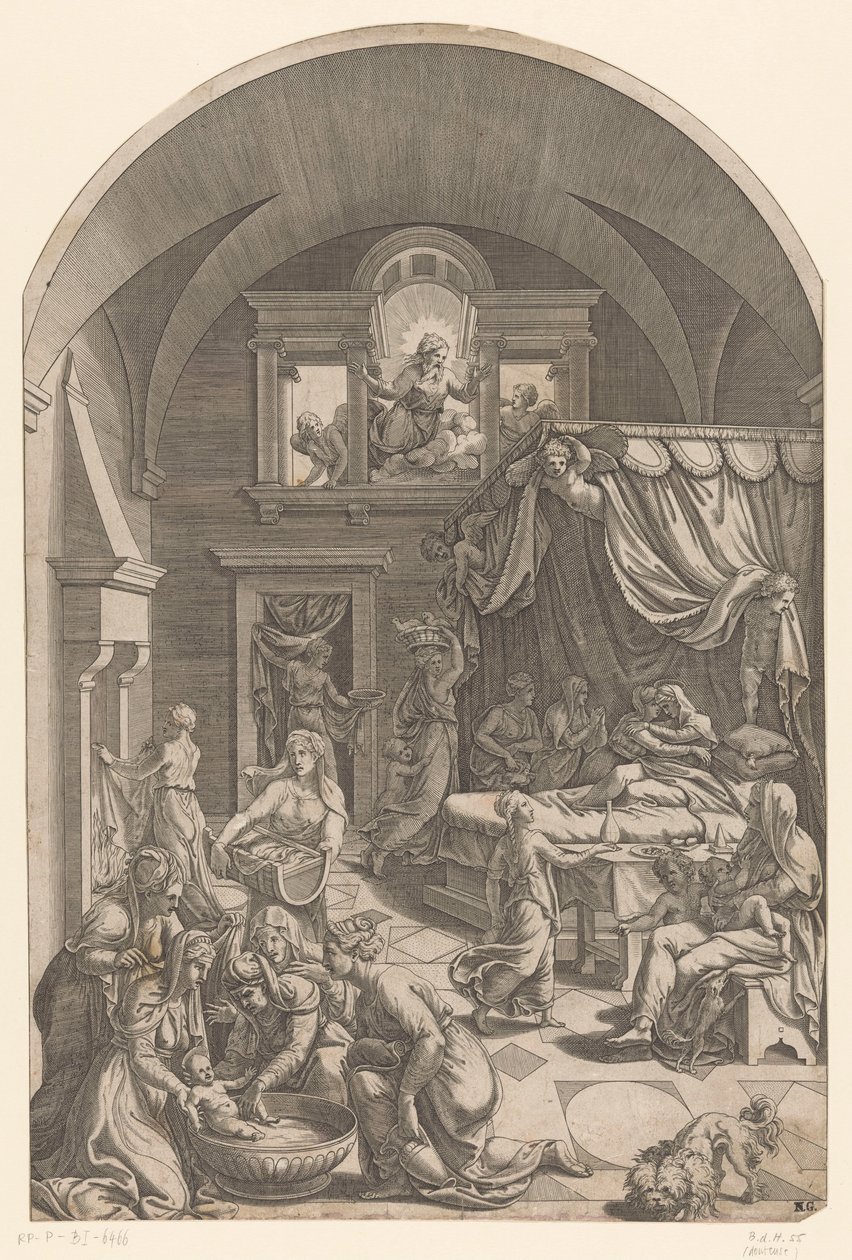 Johannes Døberens fødsel af Diana Mantuana (possibly)