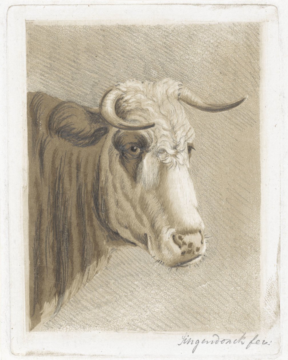 kagekop af Diederik Jan Singendonck (signed by artist)