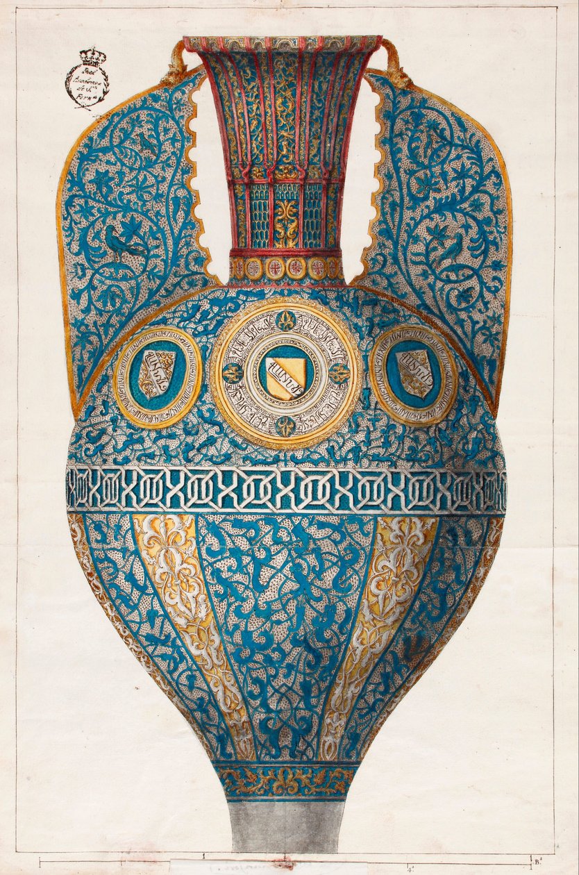 Nasrid vase af skjolde. af Diego Sánchez Sarabia