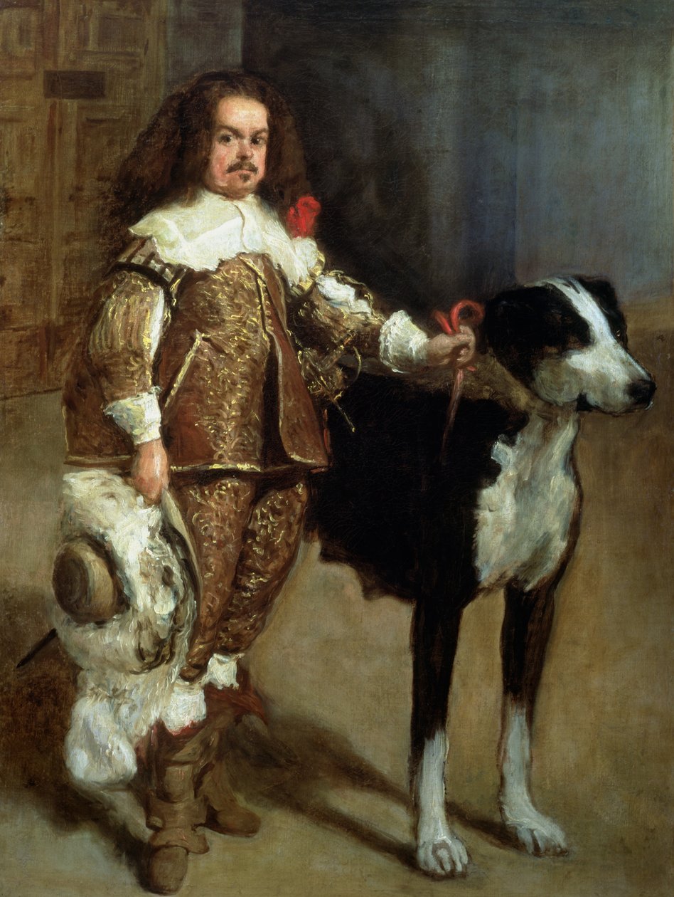 En Buffoon kaldes nogle gange og forkert Antonio Englænderen af Diego Velázquez