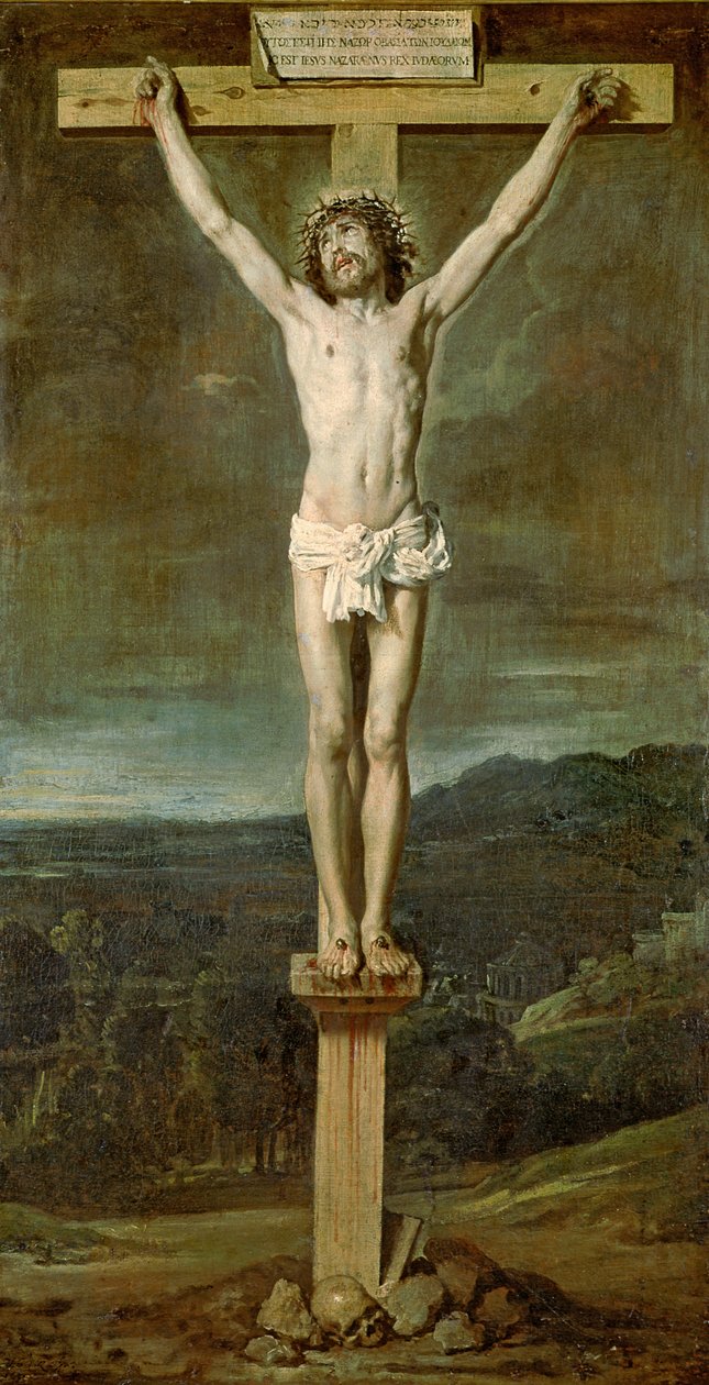 Kristus levende på korset på Golgata, 1631 af Diego Velázquez