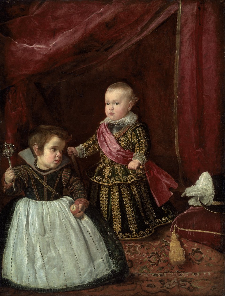 Don Baltasar Carlos med en dværg af Diego Velázquez