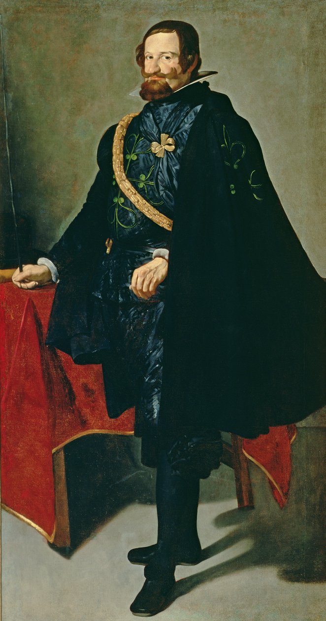 Don Gaspar de Guzman (1587-1645) grevehertug de Olivares af Diego Velázquez