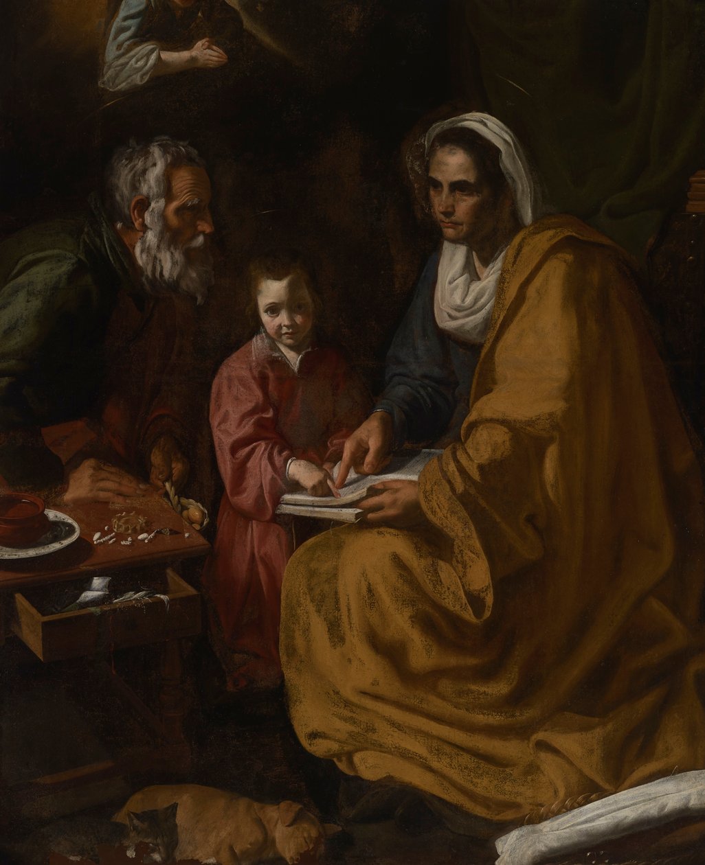 Uddannelse af jomfruen af Diego Velázquez