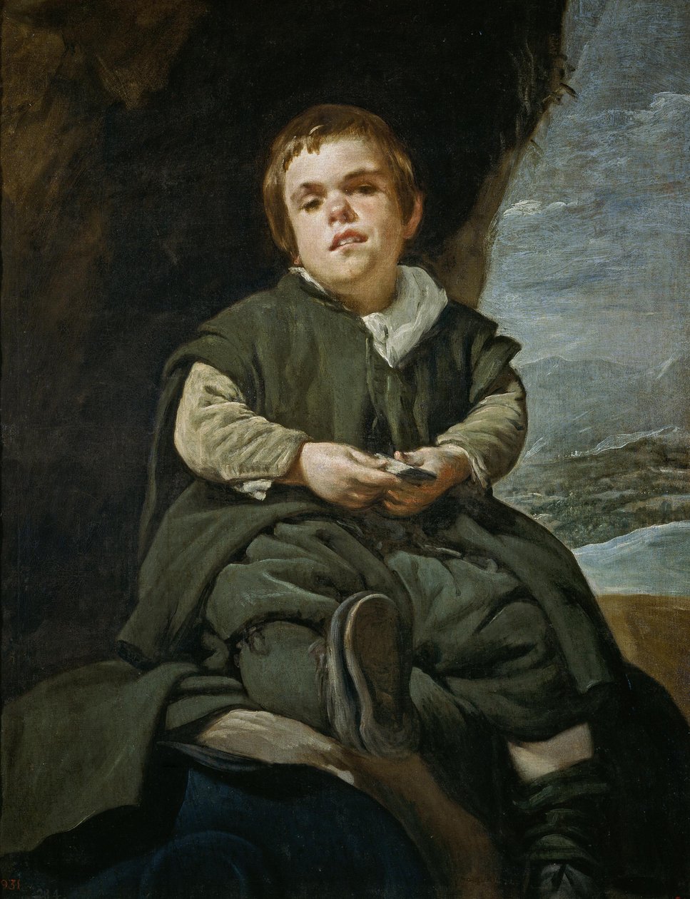 Francisco Lezcano, barnet til Vallecas af Diego Velázquez