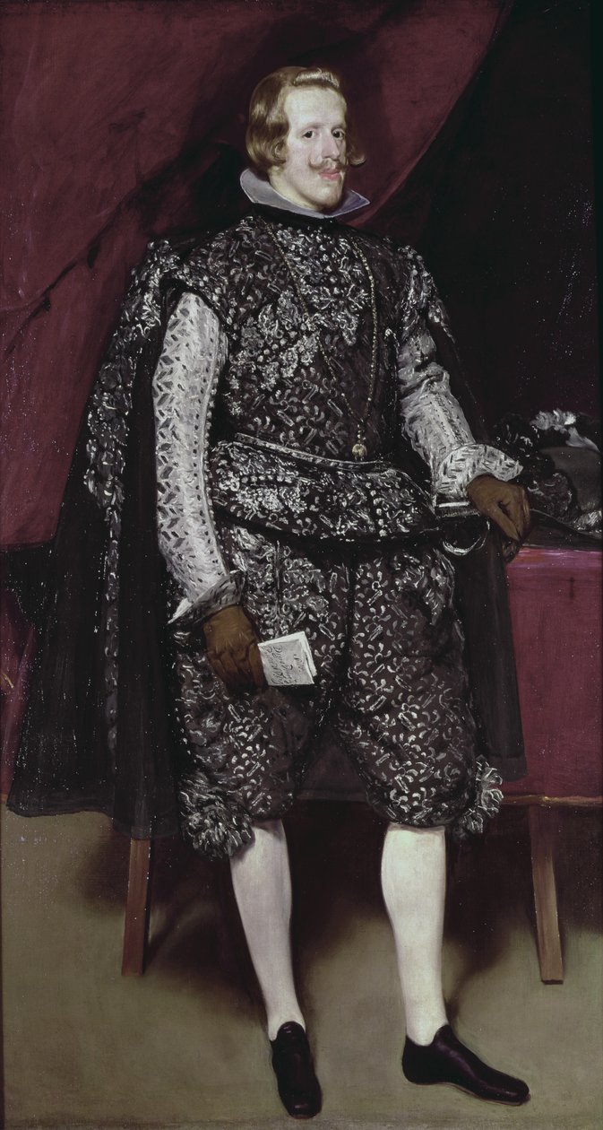 Filip IV (1605-65) af Spanien i brunt og sølv, c.1631-2 af Diego Velázquez