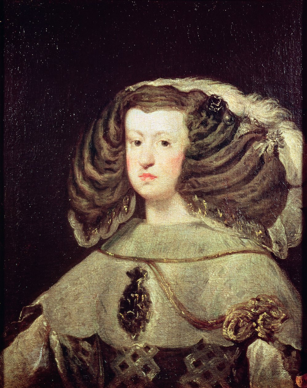 Dronning Mariana af Østrig af Diego Velázquez