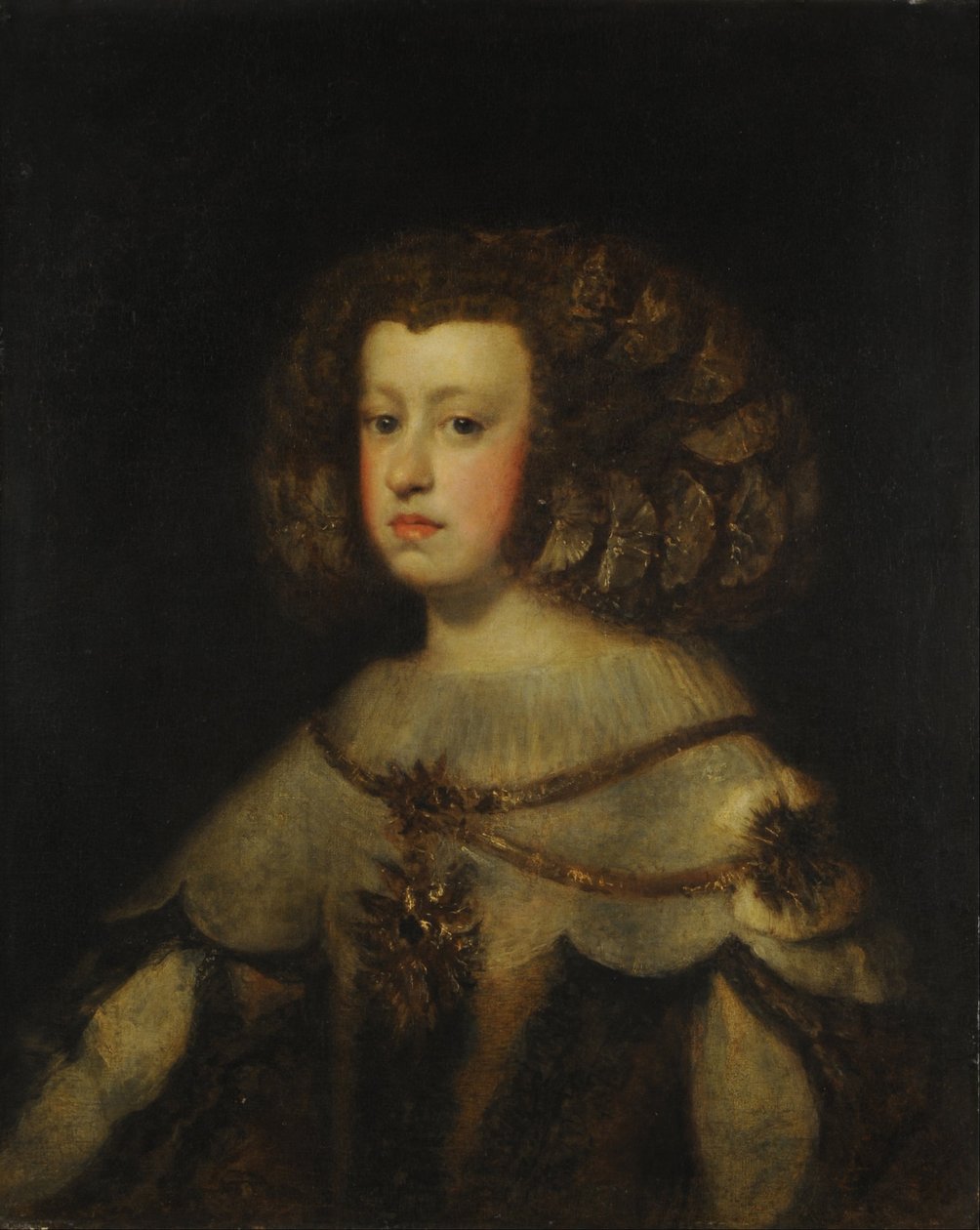 Portræt af Infanta Maria Teresa i Spanien af Diego Velázquez