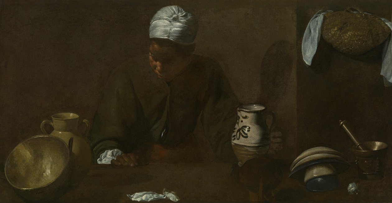 Køkkenscene af Diego Velázquez