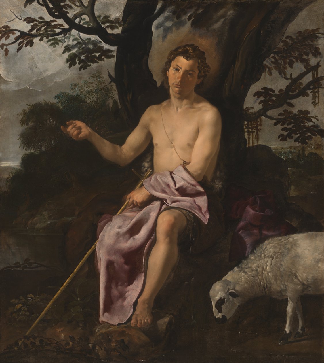 Johannes Døberen i ørkenen af Diego Velázquez