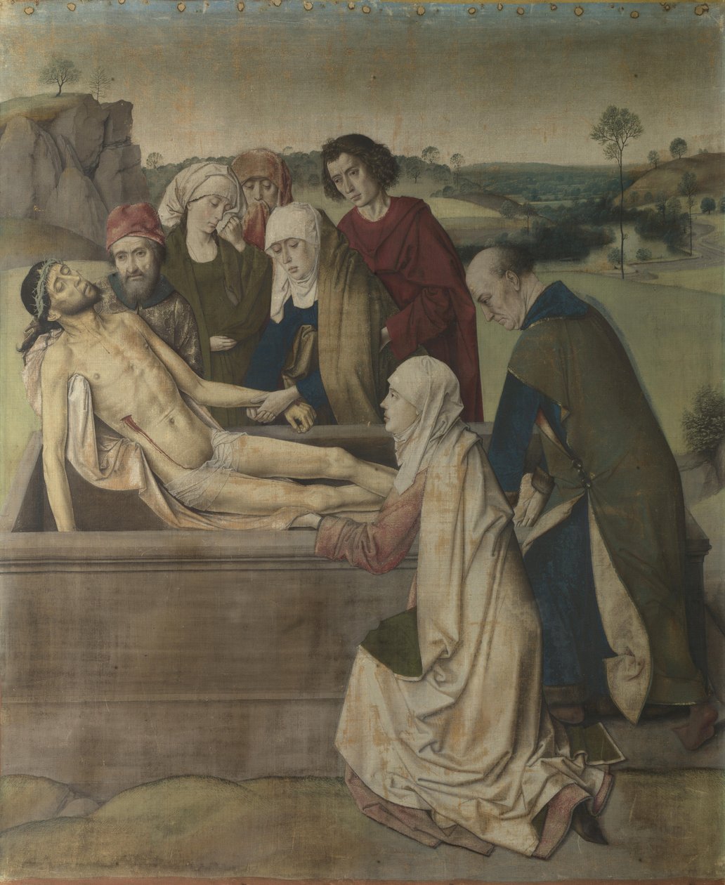 Die Grablegung af Dieric Bouts