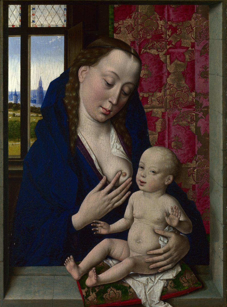 Mary og barn af Dieric Bouts