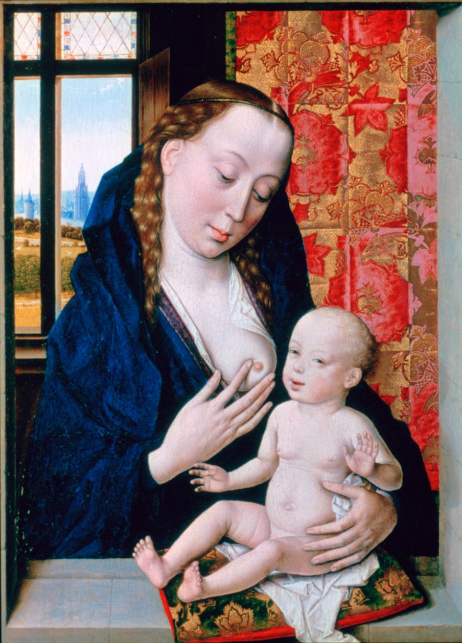 Mary og barn, c1465 af Dieric Bouts