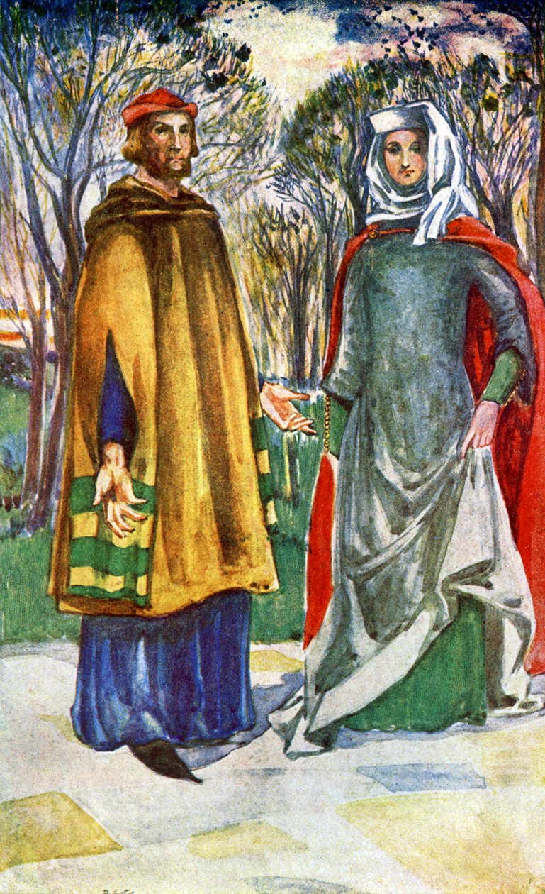 Pars kostume under Edward I (1272-1307) af Dion Clayton Calthrop