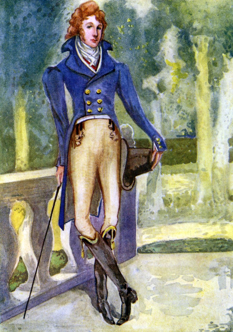 Mands kostume under George IV (1820 - 1830) af Dion Clayton Calthrop