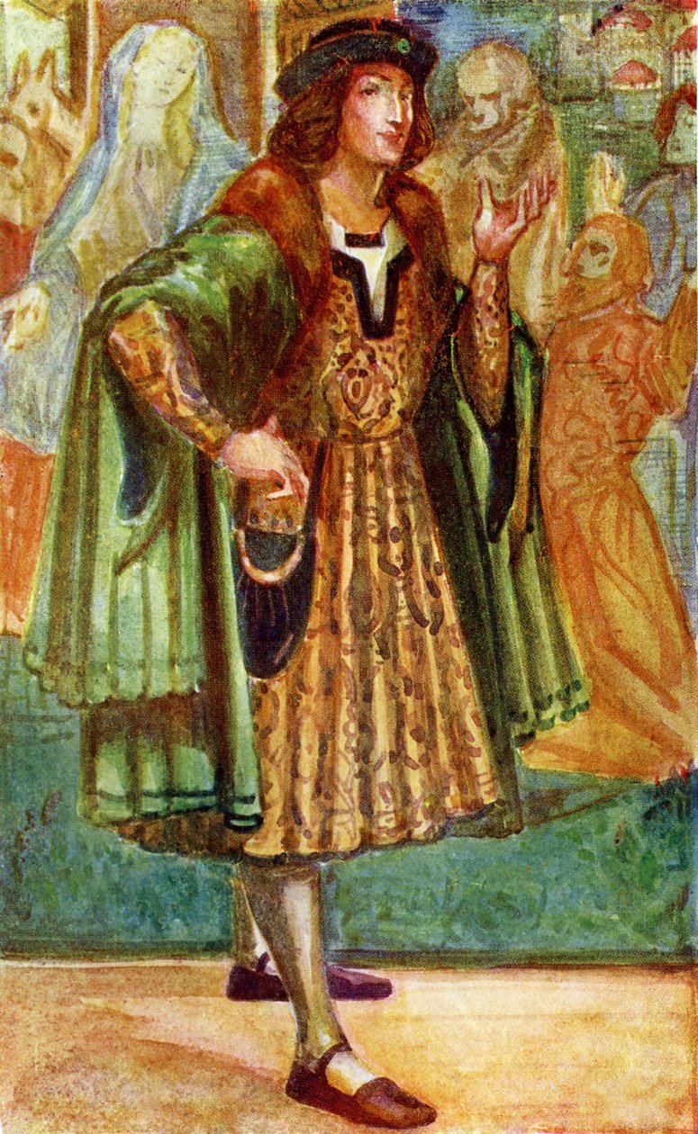 Mands kostume under Richard III (1483-1485) af Dion Clayton Calthrop