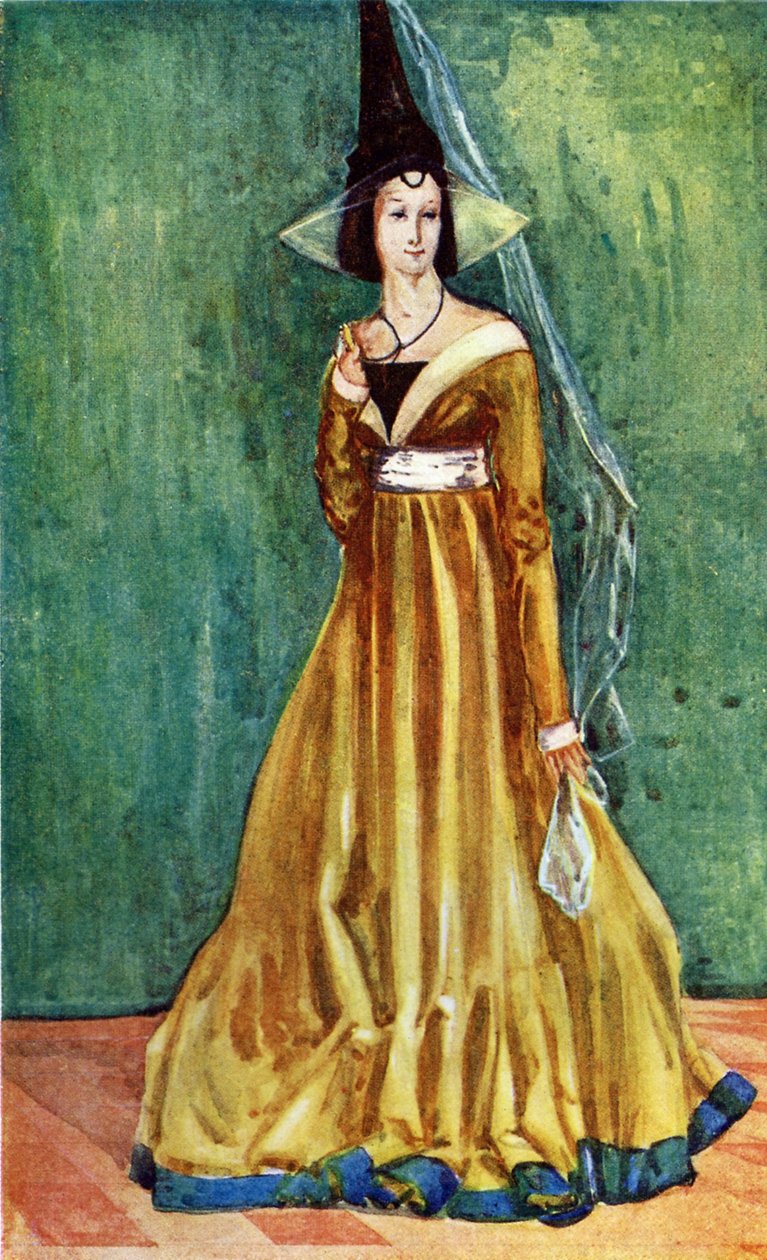 Kvindekostume under Edward IV (1461-1483) af Dion Clayton Calthrop