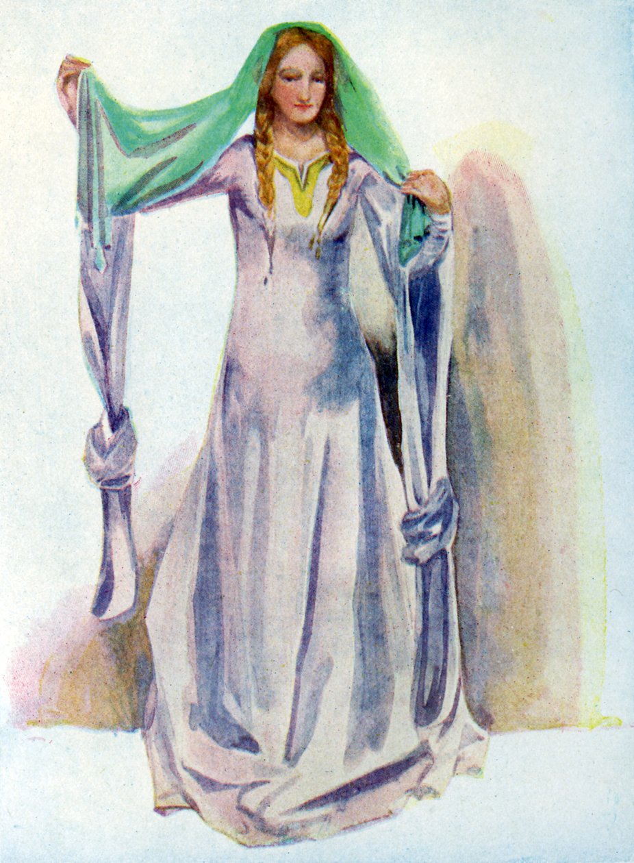Kvindedragt i Stefans regeringstid (1135 -1154) af Dion Clayton Calthrop