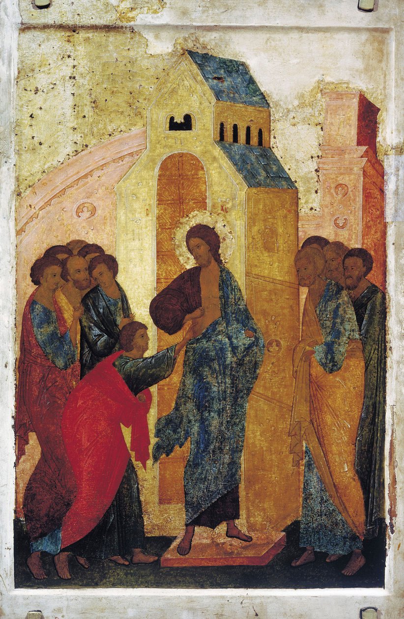 The Incredulation of Saint Thomas, 1500. af Dionysius