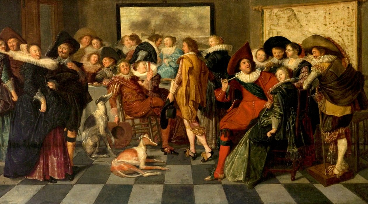 Et hollandsk parti, ca. 1620 af Dirck Hals