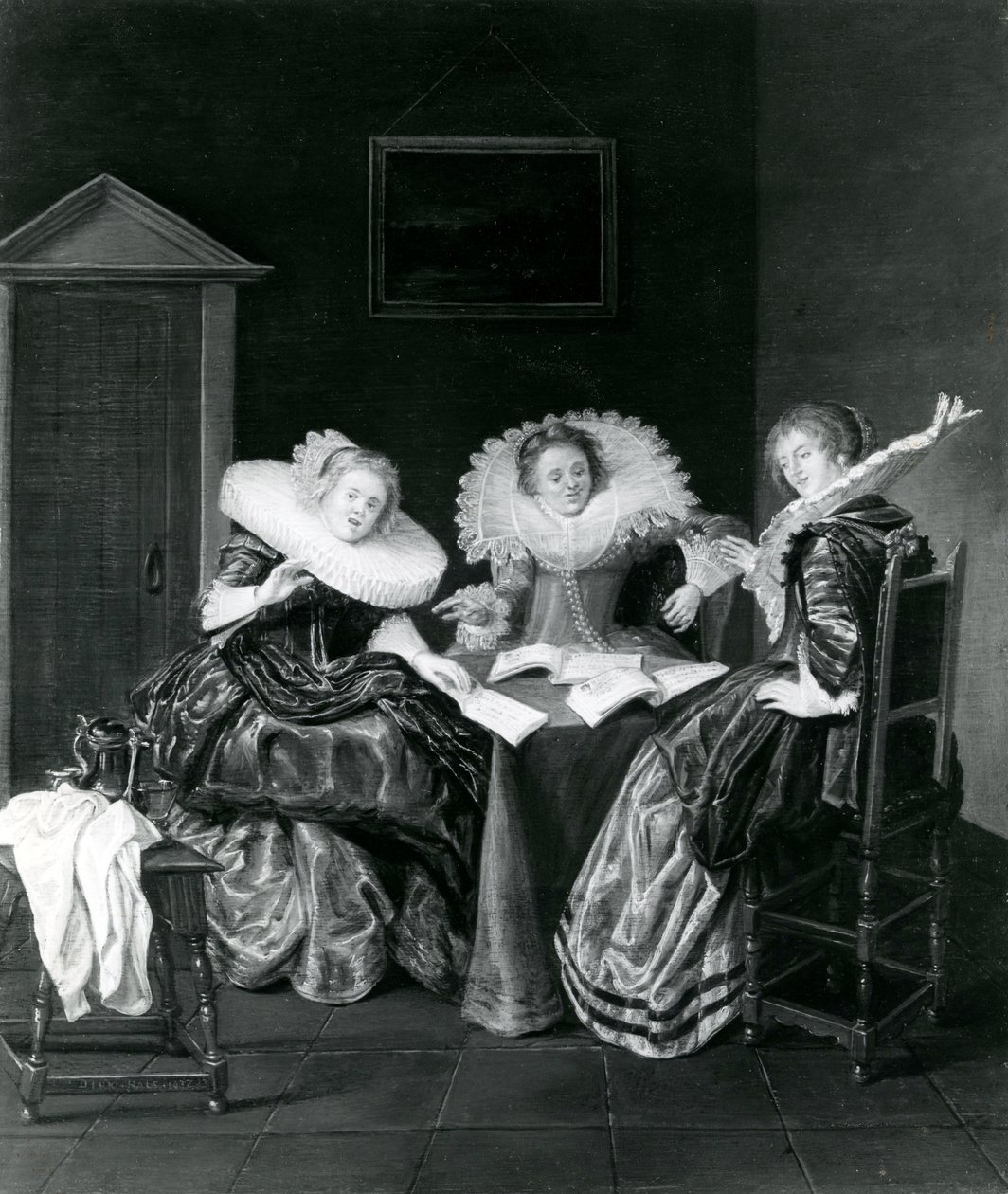 Musikscene, 1637 af Dirck Hals
