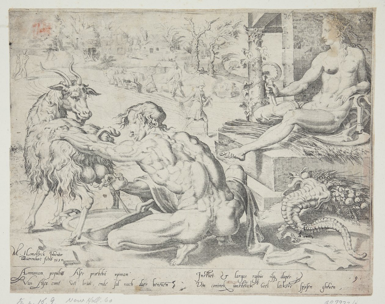 Asher af Dirck Volckertsz. Coornhert