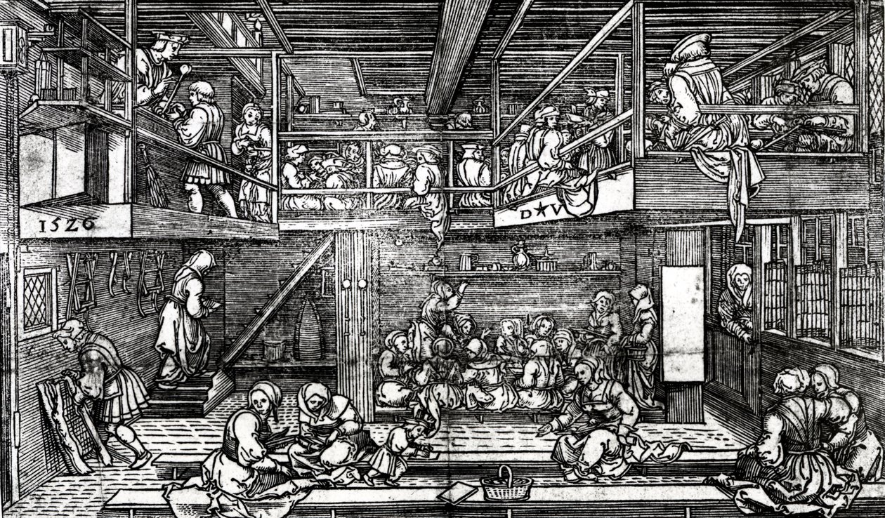 Skolestuen, 1526 af Dirk Jacobsz Vellert