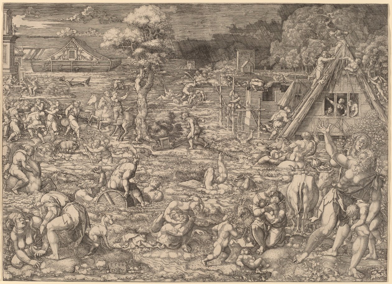 Syndfloden af Dirk Jacobsz Vellert