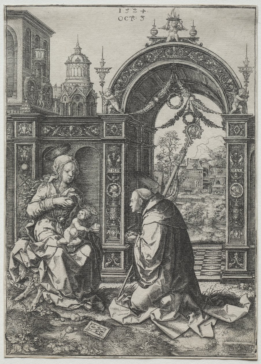 Sankt Bernards vision af Dirk Jacobsz Vellert