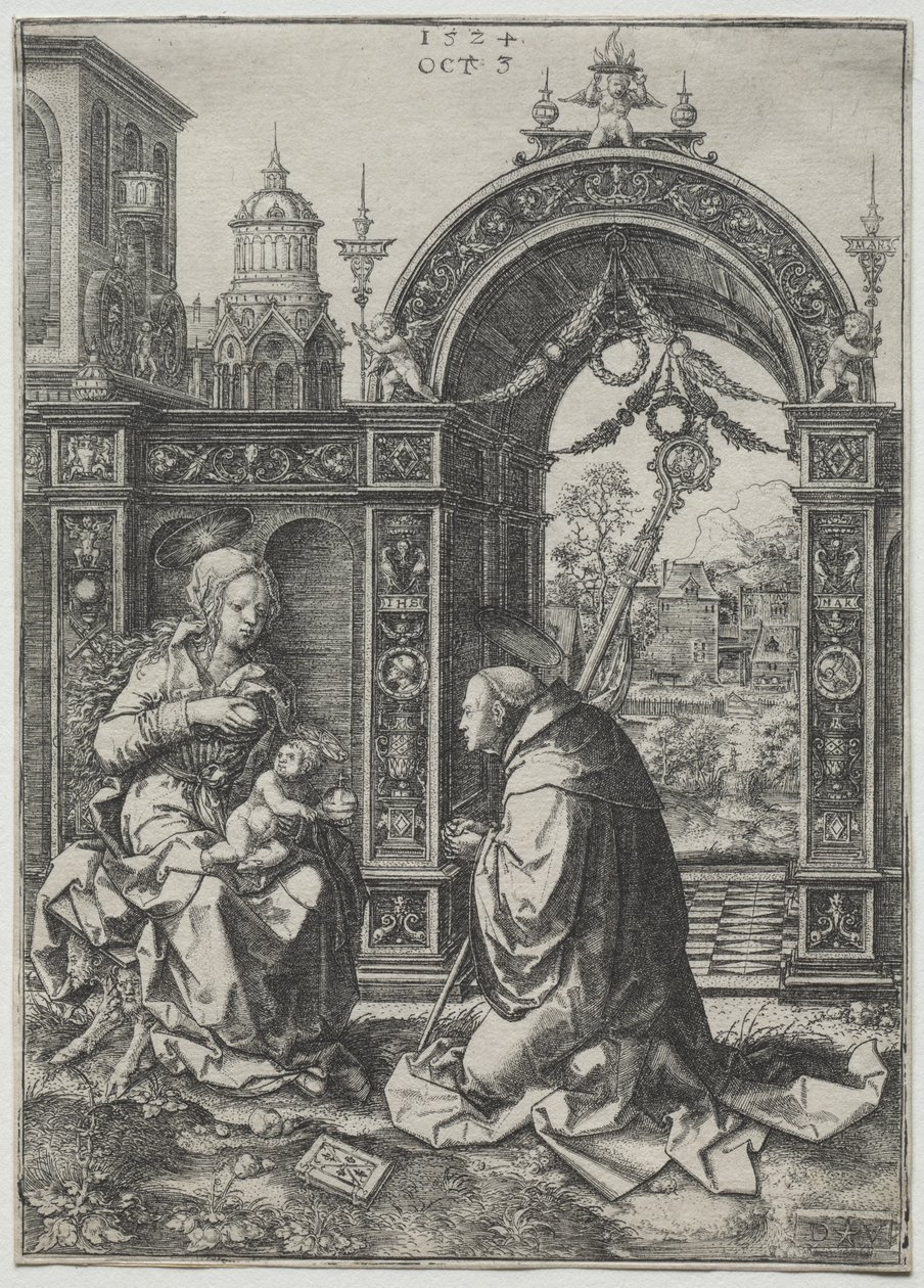 Sankt Bernards vision af Dirk Vellert