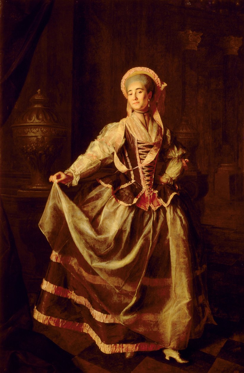 Portræt af Alexandra Petrovna Liovshina (1757-82) 1775 af Dmitri Grigorievich Levitsky